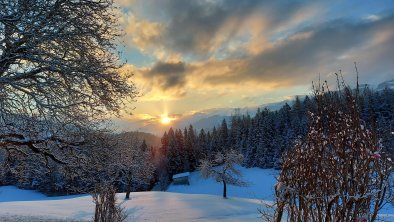 Sonnenaufgang vom Obholzhof