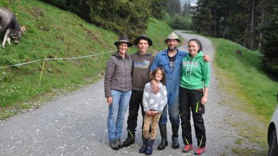 Familie Stock - auf unserer Alm