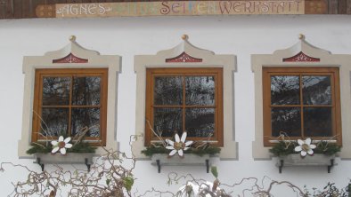 Geragenfenster-Seifentafel-Winter