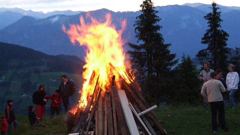 Sonnwendfeuer am Markbachjoch, © TVB Wildschönau