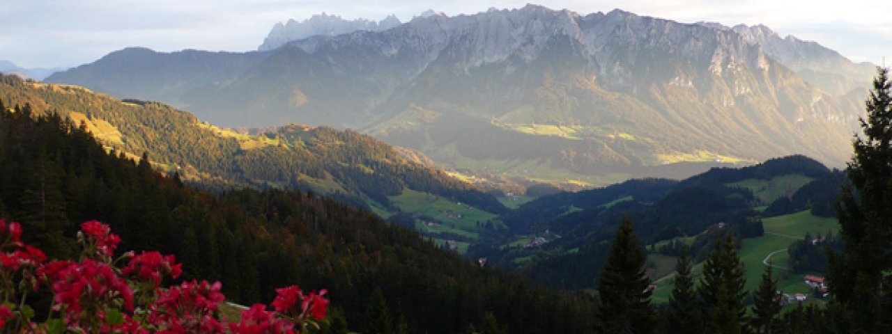 Blick auf den Wilden Kaiser, © Spitzsteinhaus