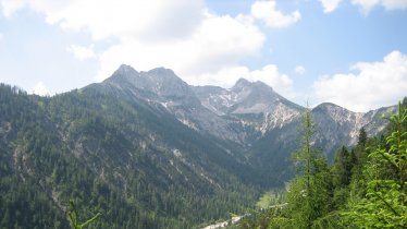 Blick auf den Schleimsattel, © Naturpark Karwendel/Sina Hölscher