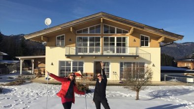 Ferienhaus Schwendt Winteransicht