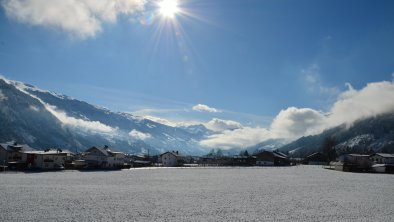 Blick taleinwärts Winter