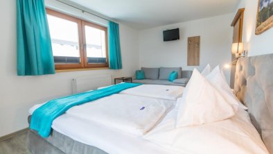 Schlafzimmer im großen Appartement