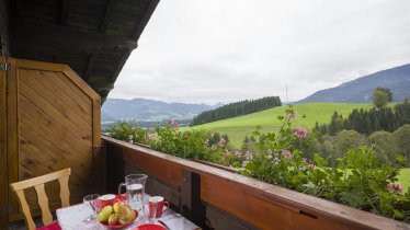 Ausblick vom Balkon