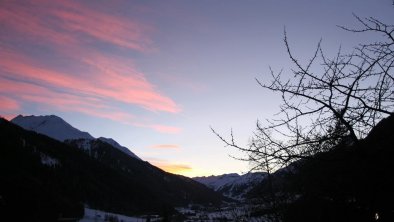 Blick vom Gästehaus Richtung St Anton