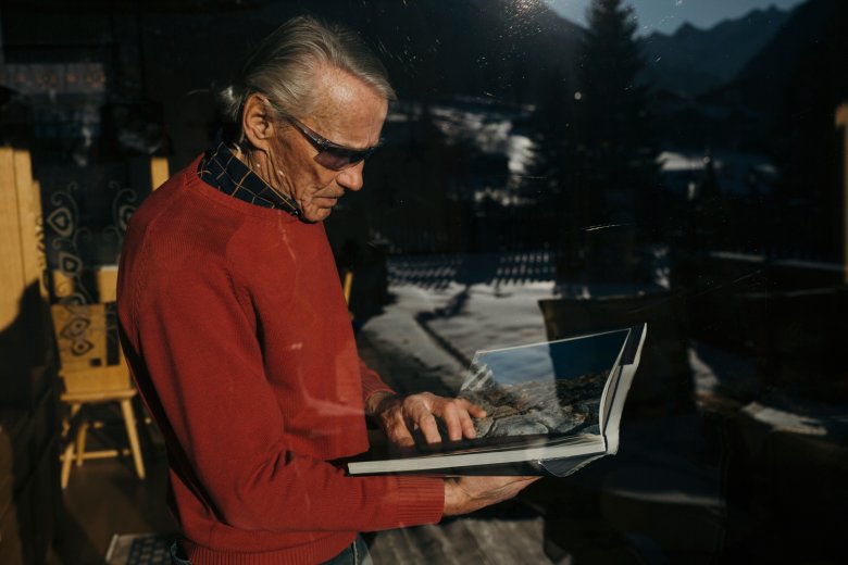 Ob Bergführer Horst Fankhauser heute nochmal mit dem alten Equipment einen Berg besteigen würde? – „Ohne Weiteres!“ 
