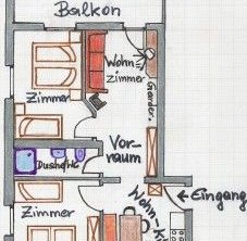 Skizze Ferienwohnung Länderblick, © im-web.de/ DS Destination Solutions GmbH (eda3 Naud)