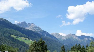 Nord Ausblick vom Garten des Apartments