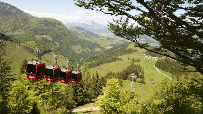 Gondelbahn Lärchfilzkogel, © Bergbahnen Fieberbrunn