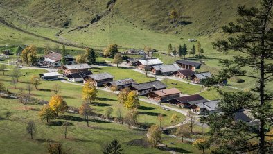 Almdorf von oben, © Silberregion Karwendel