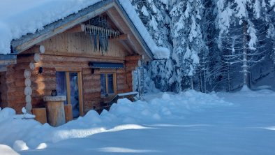 chalet ansicht winter