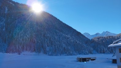 Blick auf die Loipe, © Nicole Gstrein