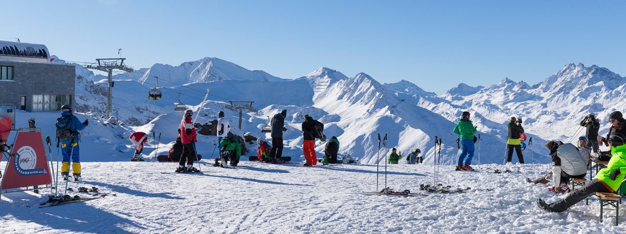 Aussicht vom Pardatschgrat im Skigebiet Ischgl, © Tirol Werbung/W9 STUDIOS