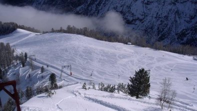 Schipiste vor der Hütte