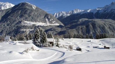 Langlaufen in Köfels in unberührter Natur