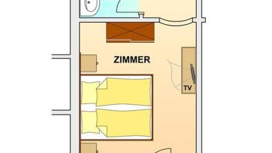 Grundirss Doppelzimmer