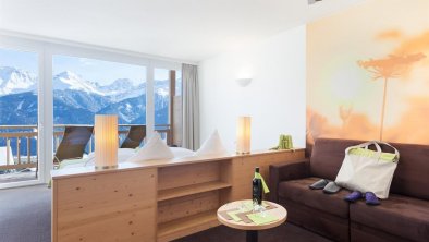 Aussicht Komfortzimmer II - südost -  EG bis 2OG, © Natürlich. Hotel mit Charakter in Fiss, Tirol