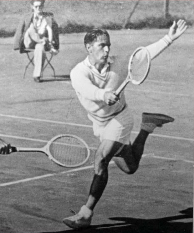 Walter F&ouml;ger traf sich unmittelbar nach dem Zweiten Weltkrieg regelm&auml;&szlig;ig mit amerikanischen Soldaten zum Tennisspielen., © Archiv Generali Open Kitzbühel