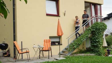 Terrasse Familie