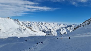 Skipiste am Gletscher