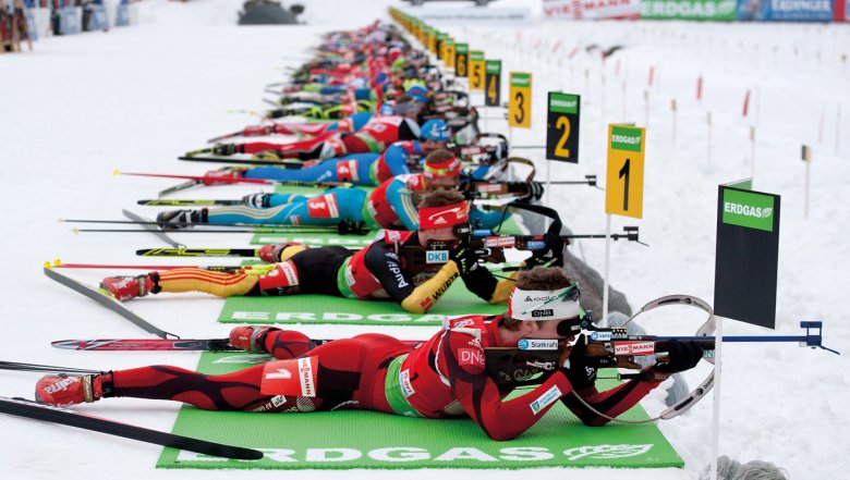 Da ist Herzklopfen garantiert: bei der Biathlon-WM in Hochfilzen. © TVB PillerseeTal