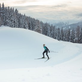 Langlaufen in Obertilliach, © Tirol Werbung / Katharina Poblotzki 