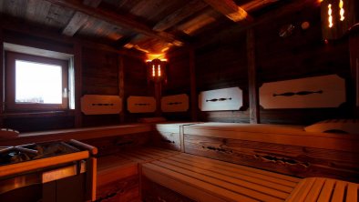 Wellnessoase Finnische Almsauna aus Stadlholz