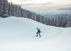 Langlaufen in Obertilliach, © Tirol Werbung / Katharina Poblotzki 