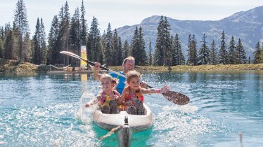 Eines der vielen Familienausflugsziele in Serfaus-Fiss-Ladis: der Högsee, © TVB Serfaus-Fiss-Ladis - Andreas Kirschner