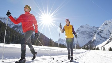 Rund um den Achensee und in die Karwendeltäler hinein bieten sich traumhafte Langlaufmöglichkeiten, © Achensee Tourismus