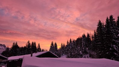 Winterlicher Sonnenaufgang