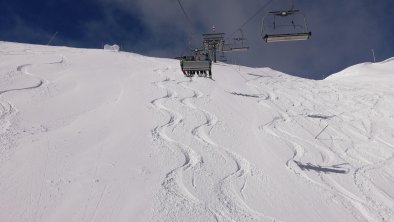 Moaeben Alpbach. Meine Spuren im Schnee, © Margit Klingler