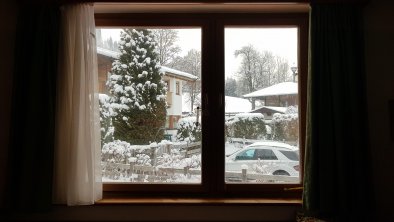 Blick aus dem Wohnzimmerfenster