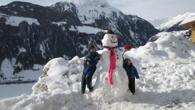 Viel Spaß beim Schneemann bauen