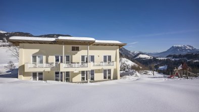 Appartementhaus Wanishof Thiersee im Winter