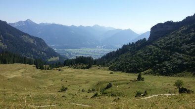 Blick in Tal, Hahnenkamm