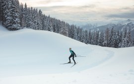 Langlaufen in Obertilliach, © Tirol Werbung / Katharina Poblotzki 