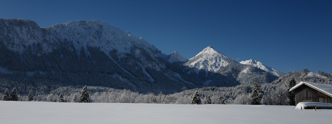 Pinswang im Winter, © Naturparkregion Reutte