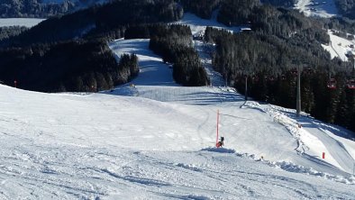 Skiabfahrt von der Bergstation