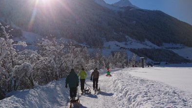 Winterwanderweg Richtung Neustift