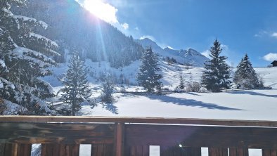 Aussicht Balkon Winter 1