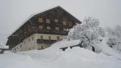 Blasenhof Schneefall