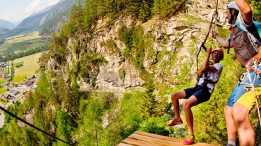 Flying-Fox & Seilparcours Längenfeld, © Ötztal Tourismus/Riml