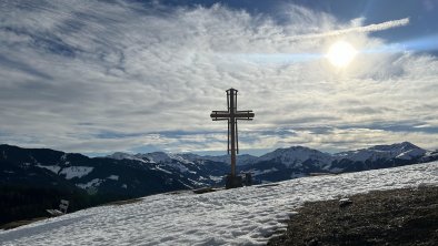 Kragenjoch Gipfelkreuz 25.12.2023