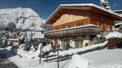 Chalet GAIA Winter Impressionen Südseite