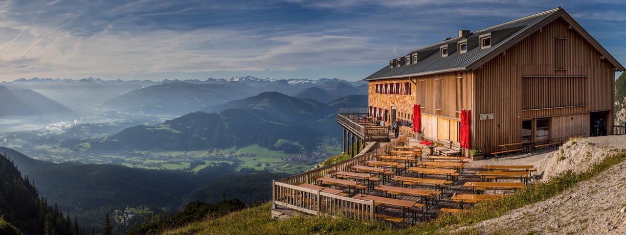 Die Gruttenhütte am Fuße des Wilden Kaisers., © Ralf Gantzhorn