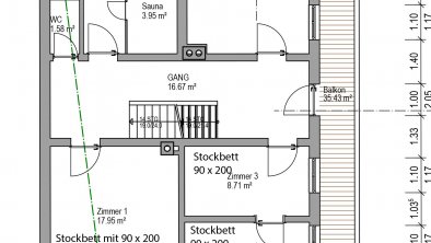 Plan Getznerhof Obergeschoss