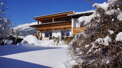 Haus Isser, Außenansicht Winter